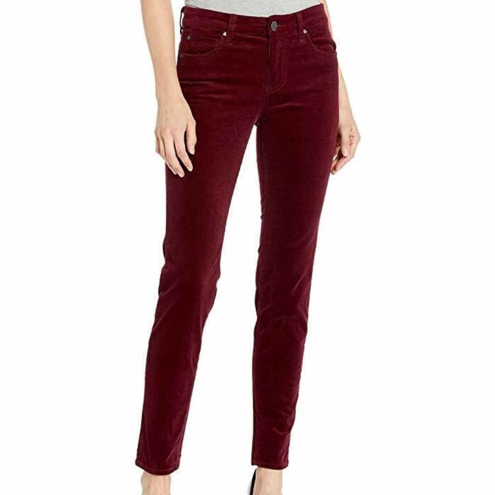 KUT from the Kloth Diana Stretch Corduroy Skinny Pants Sz 2